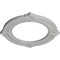 Ekena Millwork Benson Ceiling Medallion (Fits Canopies up to 8"), Hand-Painted Frost, 13 1/8"OD x 8"ID x 5/8"P CM13BNFRF - alternate 3